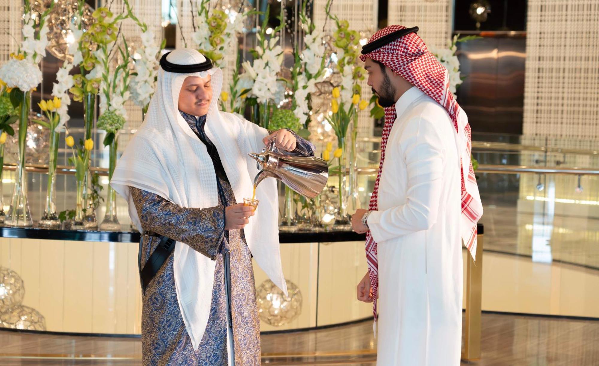 Fairmont Riyadh Exterior photo Arabian coffee being served